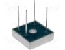 KBPC1508W - Single-phase bridge rectifier, Urmax 800V, If 15A, Ifsm 300A