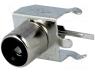 CC-132-B/1 - Socket, RCA, female, MINI, angled 90°, THT, Marker  black