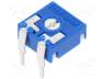 Trimmer - Potentiometer  mounting, single turn, horizontal, 47kΩ, 0.15W