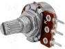 R16148-1A-2-B1K - Potentiometer  shaft, single turn, 1kΩ, 125mW, ±20%, THT, 6mm, metal