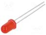 LL-503VD2E-V1-1A - LED, 5mm, red, 140-250mcd, 60°, Front  convex