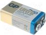BAT-6LR61/GP-UP - Battery  alkaline, 9V, 6F22, ULTRA PLUS, Batt.no 1