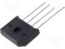KBU10B - Single-phase bridge rectifier, Urmax  100V, If  10A, Ifsm  250A
