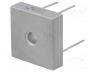 MMB254W - Single-phase bridge rectifier, Urmax 400V, If 25A, Ifsm 400A