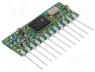 KAPPA-M868 - Module  RF, FM transceiver, 868MHz, RS232, -121dBm, 2.4....3.6VDC