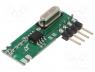 RFM210LCF-433D - Module  RF, AM receiver, ASK, OOK, 433.92MHz, -114dBm, 1.8....3.6VDC