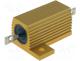 Resistor  wire-wound, with heatsink, screw, 15Ω, 25W, ±5%