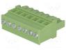 TBW-5.0-7P - Pluggable terminal block, 5mm, ways 7, angled 90°, plug, female