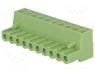 TBW-5.0-K-10P - Pluggable terminal block, 5mm, ways 10, straight, plug, female