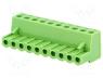 TBW-5.08-K-10P - Pluggable terminal block, 5.08mm, ways 10, straight, plug, female