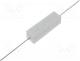 CRL7W-5R6 - Resistor  wire-wound, cement, THT, 5.6Ω, 7W, ±5%, 9.5x9.5x35mm