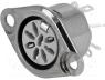 Socket, DIN, female, PIN 8, Pin layout 270°, soldering, 34V, 2A