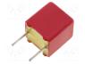 FKP2-220P/1000-R - Capacitor  polypropylene, 220pF, 5mm, ±5%, 4.5x6x7.2mm, -55....100°C