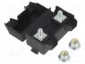Ασφαλειοθήκη - Fuse acces  fuse holder, 40mm, 125A, screw,push-in, Body  black