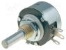 DG106-150R - Potentiometer  shaft, single turn, 150Ω, 2W, ±10%, 6mm, wirewound