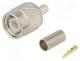 5-1814800-3 - Plug, TNC, male, straight, 50Ω, RG58, crimped, for cable