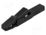 AK2SSW - Crocodile clip, 25A, black, Grip capac  max.9.5mm, 1.5mm2