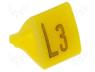 MZ-4/L3 - Markers for cables and wires, Label symbol  L3, 10....16mm, H  21mm