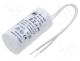 4.16.17.D1.06 - Capacitor  motors, run, 2.2uF, 475VAC, Ø28x55mm, -25....85°C, ±5%