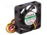 MF40100V1-G99-A - Fan  DC, axial, 5VDC, 40x40x10mm, 13.52m3/h, 27.3dBA, Vapo, 7000rpm