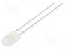 LL-544UVM2I-Q5-T - LED, oval, 5.2x3.8mm, violet, 9....20mcd, 110/40°, Front  convex, 20mA