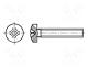 Screw, M2,5x5, 0.45, Head  cheese head, Phillips, PH1, steel, zinc