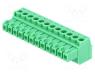 MC1.5/12-ST-3.5 - Pluggable terminal block, 3.5mm, ways  12, straight, plug, female