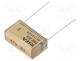 Capacitor  paper, X2, 47nF, 660VAC, Pitch  25.4mm, ±20%, THT, 1500VDC
