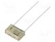 Capacitor  paper, X2, 3.3nF, 275VAC, 10.2mm, ±20%, THT, 630VDC