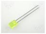 L-113YDT - LED, rectangular, 5x2mm, yellow, 2....8mcd, 110°, Front  flat, 20mA