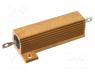 HS50-0R33F - Resistor  wire-wound, with heatsink, screw, 330mΩ, 50W, ±1%