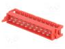 2-215083-0/C - Micro-MaTch, plug, male, PIN  20, IDC, for ribbon cable, 1.27mm