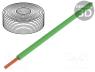 D-1184 - Wire, stranded, Cu, 0.14mm2, green, PVC, 60V, 10m
