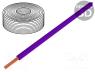 D-1186 - Wire, stranded, Cu, 0.14mm2, violet, PVC, 60V, 10m