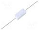 Resistor  wire-wound, cement, THT, 39Ω, 5W, ±5%, 10x9x22mm