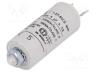Capacitor  motors, run, 5uF, 420VAC, Ø25x70mm, -25....85°C, ±5%