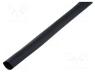 Θερμοσυστελλόμενo - Heat shrink sleeve, glued, 2  1, 3.2mm, L  1000mm, black, -55....125°C