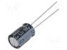 UVY0J102MPD - Capacitor  electrolytic, THT, 1000uF, 6.3VDC, Ø8x11.5mm, ±20%