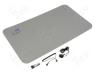 AS-B60X120GR - Protective bench kit, ESD, L  1.2m, W  0.6m, Thk  2mm, grey, 1MΩ/km