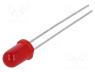 L-53SRD-E - LED, 5mm, red, 300....500mcd, 60°, 20mA, 1.85....2.5V, Front  convex