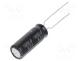Capacitor  electrolytic, low impedance, THT, 1500uF, 6.3VDC, ±20%