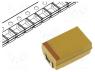 TPSD477K006R0100 - Capacitor  tantalum, low ESR, 470uF, 6.3VDC, SMD, Case  D, 2917, ±10%