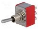 Switch  toggle, Pos  2, 3PDT, ON-ON, 2A/250VAC, 5A/28VDC, -35....80°C