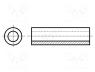 B5.2X10/BN5281 - Spacer sleeve, cylindrical, polyamide, L  10mm, Øout  10mm