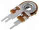 Potentiometer  mounting, single turn, 220Ω, 100mW, ±20%, linear