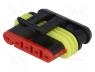 Αδιάβροχος κονέκτορας - Connector  wire-wire, Superseal 1.5, plug, female, PIN  5, IP67