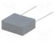Capacitor  polypropylene, 27nF, 15mm, ±5%, 18x5x11mm, -55....125°C