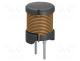 Inductor  wire, THT, 22uH, 2.3A, 55mΩ, ±10%, Ø9.5x10.5mm, Pitch  5mm