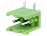 TBG-5-KB-2P-GN - Pluggable terminal block, Contacts ph  5.08mm, ways  2, socket