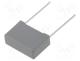 Capacitor  polypropylene, X2, 1uF, 27.5mm, ±10%, 31.5x13x21.5mm